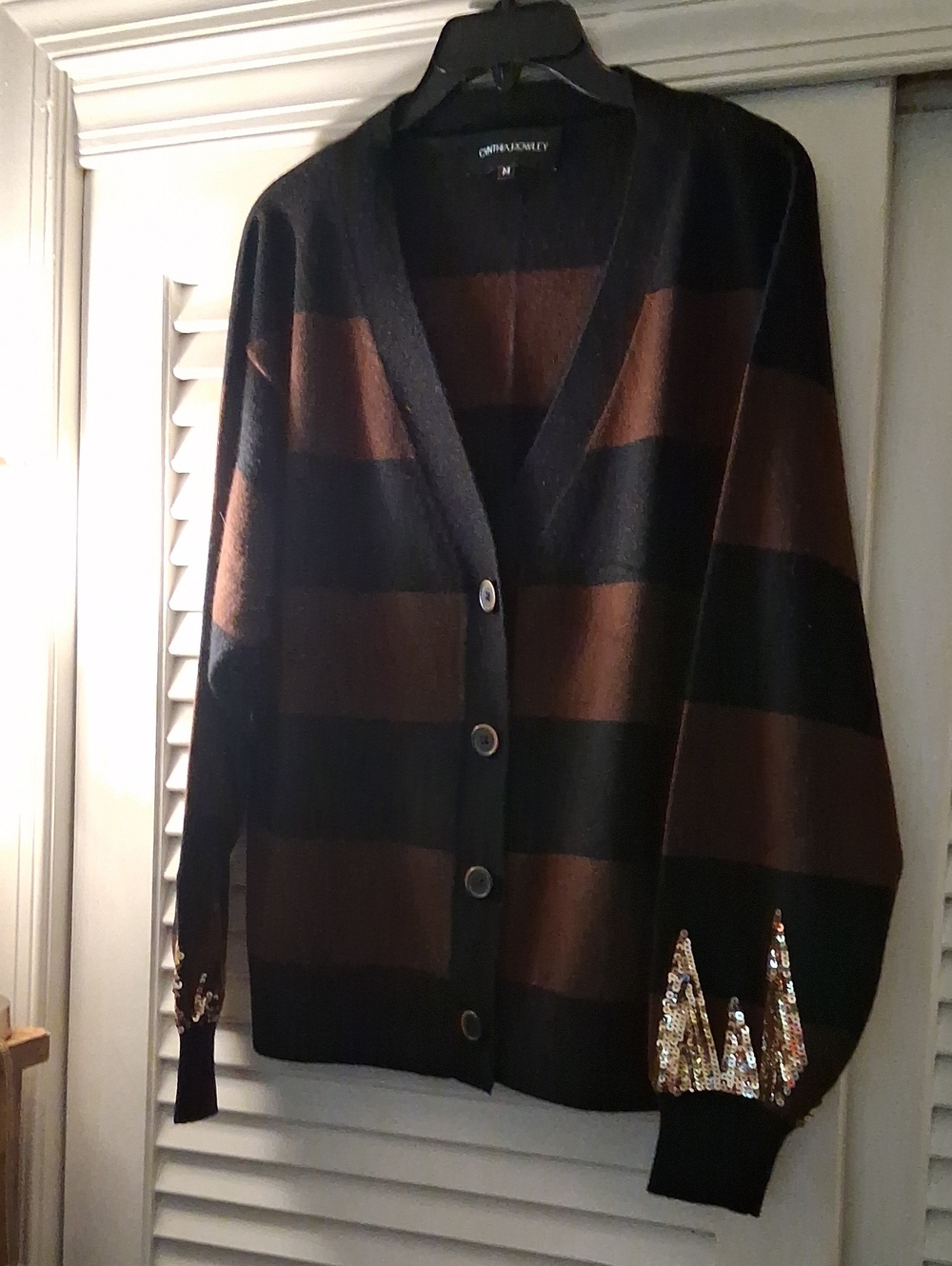 NWOT - Cynthia Rowley Embellished Cardigan